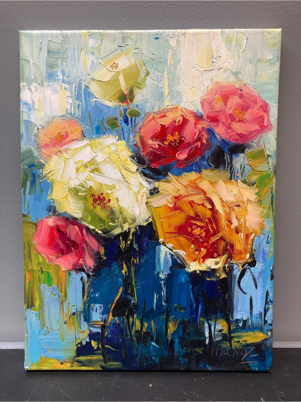 Colorful Floral Painting